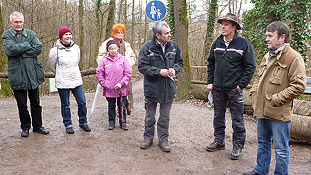 Waldbegehung im Harbuckwald